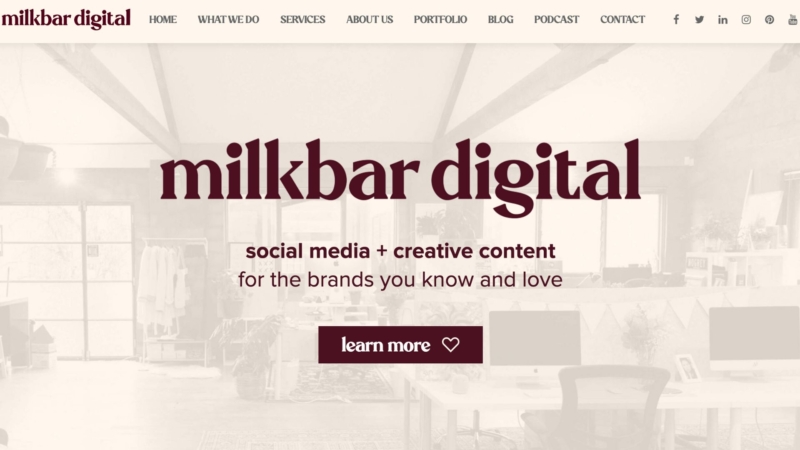 Milkbar Digital social media marketing agency melbourne