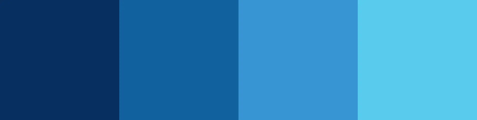 Different shades of a Blue Brand