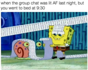 Group chat meme